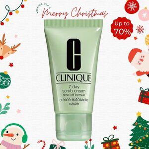 Clinique 7 Day Face Scrub Cream 30ml Rinse-Off Formula